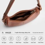  Túi Lata (Thời trang nữ cao cấp - Túi đeo vai da HN125) 