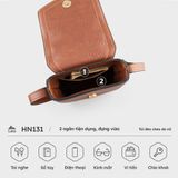  Túi Lata (Thời trang nữ viền chỉ nắp gập - Túi đeo chéo HN131) 