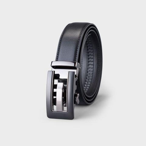  Thắt lưng nam Lata ( Da thật cao cấp TL301D415 ) màu đen 