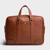  Cặp Công Sở Lata (Thời trang nam đựng laptop 15 inch - Cặp da CA31BD) màu bò đậm 