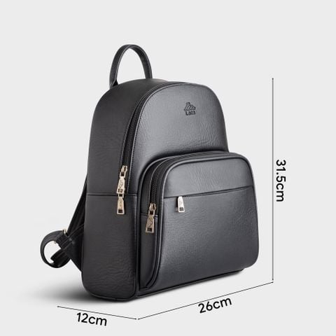 Balo Lata (Thời trang nữ cá tính cỡ trung - Balo da BAL74)