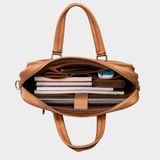  Cặp Công Sở Lata (Thời trang nam đựng laptop 15,6 inch - Cặp da CA26D) màu đen 