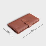  Ví nam da bò Lata (Thời trang nam đựng namecard - Ví da thật LVN78) 