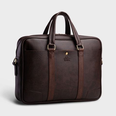  Cặp Công Sở Lata (Thời trang nam đựng laptop 15 inch - Cặp da CA31N) màu nâu 