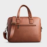  Cặp Công Sở Lata (Thời trang nam đựng laptop 14 inch - Cặp da CA32BD) màu bò đậm 