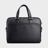  Cặp Công Sở Lata (Thời trang nam đựng laptop 14 inch - Cặp da CA32D) màu đen 