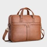  Cặp Công Sở Lata (Thời trang nam đựng laptop 14 inch - Cặp da CA34BN) màu bò nhạt 