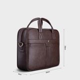  Cặp Công Sở Lata (Thời trang nam đựng laptop 14 inch - Cặp da CA34N) màu nâu 