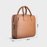  Cặp Công Sở Lata (Thời trang nam basic đựng vừa laptop 14 inch - Cặp da CA41) 