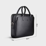  Cặp Công Sở Lata (Thời trang nam basic đựng vừa laptop 14 inch - Cặp da CA41) 