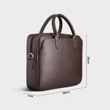  Cặp Công Sở Lata (Thời trang nam basic đựng vừa laptop 14 inch - Cặp da CA41) 