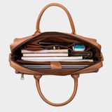  Cặp Công Sở Lata (Thời trang nam đựng laptop 14 inch - Cặp da CA09) màu đen 