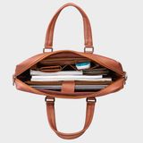  Cặp Công Sở Lata (Thời trang nam đựng laptop 14 inch - Cặp da CA16N) màu nâu 
