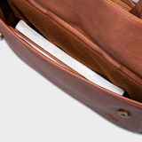  Cặp Công Sở Lata (Thời trang nam đựng laptop 15,6 inch - Cặp da CA23D) màu đen 
