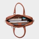  Cặp Công Sở Lata (Thời trang nam đựng laptop 15,6 inch - Cặp da CA23BD) màu bò đậm 