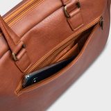  Cặp Công Sở Lata (Thời trang nam đựng laptop 14 inch - Cặp da CA23BN) màu bò nhạt 