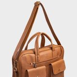  Cặp Công Sở Lata (Thời trang nam đựng vừa laptop 14 inch - Cặp da CA25D) màu đen 