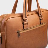  Cặp Công Sở Lata (Thời trang nam đựng laptop 15,6 inch - Cặp da CA26D) màu đen 