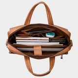  Cặp Công Sở Lata (Thời trang nam đựng laptop 15,6 inch - Cặp da CA27BD) màu bò đậm 