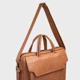  Cặp Công Sở Lata (Thời trang nam đựng laptop 15 inch - Cặp da CA27BN) màu bò nhạt 