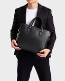  Cặp Công Sở Lata (Thời trang nam đựng laptop 13 inch - Cặp da CA28D) màu đen 