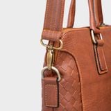  Cặp Công Sở Lata (Thời trang nam đựng laptop 13 inch - Cặp da CA28BD) màu bò đậm 