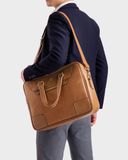  Cặp Công Sở Lata (Thời trang nam đựng laptop 15,6 inch - Cặp da CA30BN) màu bò nhạt 