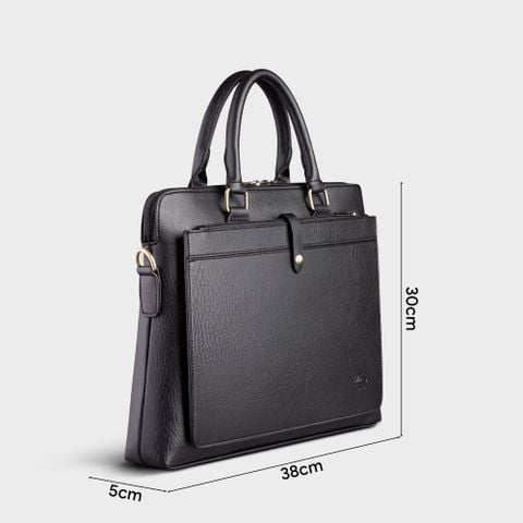 Cặp Công Sở Lata (Thời trang nam basic đựng laptop 13.3 inch - Cặp da CA37)