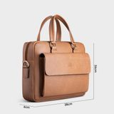  Cặp Công Sở Lata (Thời trang nam vừa laptop 14 inch - Cặp da CA39) 