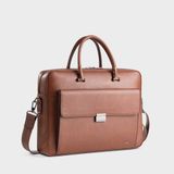  Cặp Công Sở Lata (Thời trang nam basic đựng vừa laptop 14 inch - Cặp da CA36) 