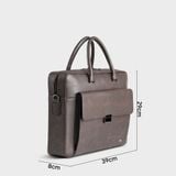  Cặp Công Sở Lata (Thời trang nam basic đựng vừa laptop 14 inch - Cặp da CA36) 