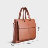  Cặp Công Sở Lata (Thời trang nam basic đựng laptop 14 inch - Cặp da CA38) 
