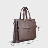  Cặp Công Sở Lata (Thời trang nam basic đựng laptop 14 inch - Cặp da CA38) 
