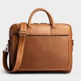  Cặp Công Sở Lata (Thời trang nam đựng laptop 14 inch - Cặp da CA09) màu bò nhạt 