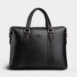  Cặp Công Sở Lata (Thời trang nam đựng laptop 15.6 inch - Cặp da CA14D) màu đen 