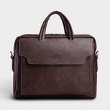  Cặp Công Sở Lata (Thời trang nam đựng laptop 15 inch - Cặp da CA27N) màu nâu 