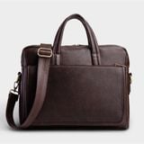  Cặp Công Sở Lata (Thời trang nam đựng laptop 15 inch - Cặp da CA27N) màu nâu 