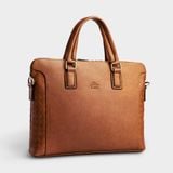  Cặp Công Sở Lata (Thời trang nam đựng laptop 13 inch - Cặp da CA28BN) màu bò nhạt 