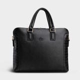  Cặp Công Sở Lata (Thời trang nam đựng laptop 13 inch - Cặp da CA28D) màu đen 