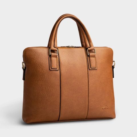  Cặp Công Sở Lata (Thời trang nam đựng laptop 13 inch - Cặp da CA29BN) màu bò nhạt 