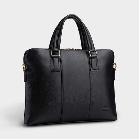  Cặp Công Sở Lata (Thời trang nam đựng laptop 13 inch - Cặp da CA29D) màu đen 