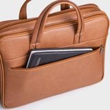 Cặp Công Sở Lata (Thời trang nam đựng laptop 14 inch - Cặp da CA34N) màu nâu 