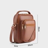  Túi Lata (Thời trang nam phối ngăn tiện dụng - Túi đeo chéo da TN32) 