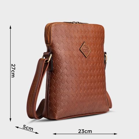 Túi Lata (Thời trang nam đựng ipad - Túi đeo chéo da TN15)