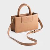  Túi Lata (Thời trang nữ dáng hộp ngang size 21 - Túi xách da TX25) 