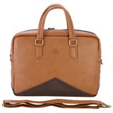  Cặp Công Sở Lata (Thời trang nam đựng laptop 14 inch - Cặp da CA16BN) màu bò nhạt 