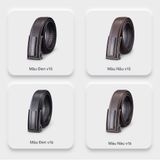  Thắt lưng nam Lata ( Da thật cao cấp TL315D415 ) - màu đen 