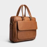  Cặp Công Sở Lata (Thời trang nam đựng laptop 14 inch - Cặp da CA23BN) màu bò nhạt 