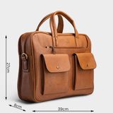  Cặp Công Sở Lata (Thời trang nam đựng - Cặp da CA25BN) màu bò nhạt 