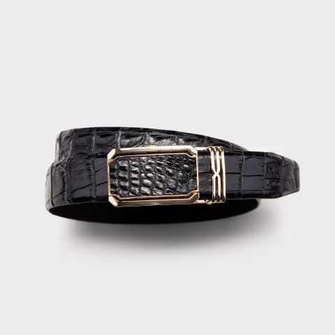  Thắt lưng da cá sấu Lata (Thời trang nam - Dây nịt da thật TL267F4) 